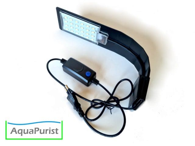 LED-Klemmleuchte für Aquarien mit Anschlusskabel
