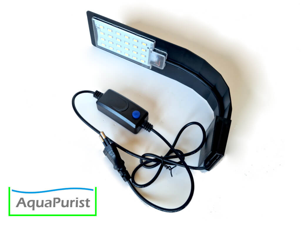 LED-Klemmleuchte für Aquarien mit Anschlusskabel