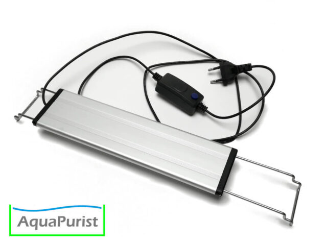 Aqua LED Aufsetzleuchte 7 LED-Aufsetzleuchte mit Haltebügeln und Netzteil