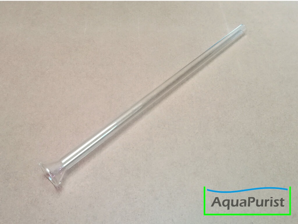 Glasröhrchen Futterröhrchen Trichter 4 Glas-Futterrohr mit trichterförmiger Öffnung