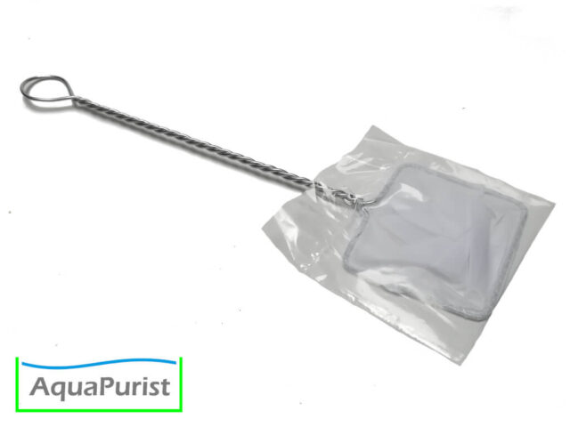 Kescher_feinmaschig_eckig_1 Eckiger Kescher in transparenter Verpackung