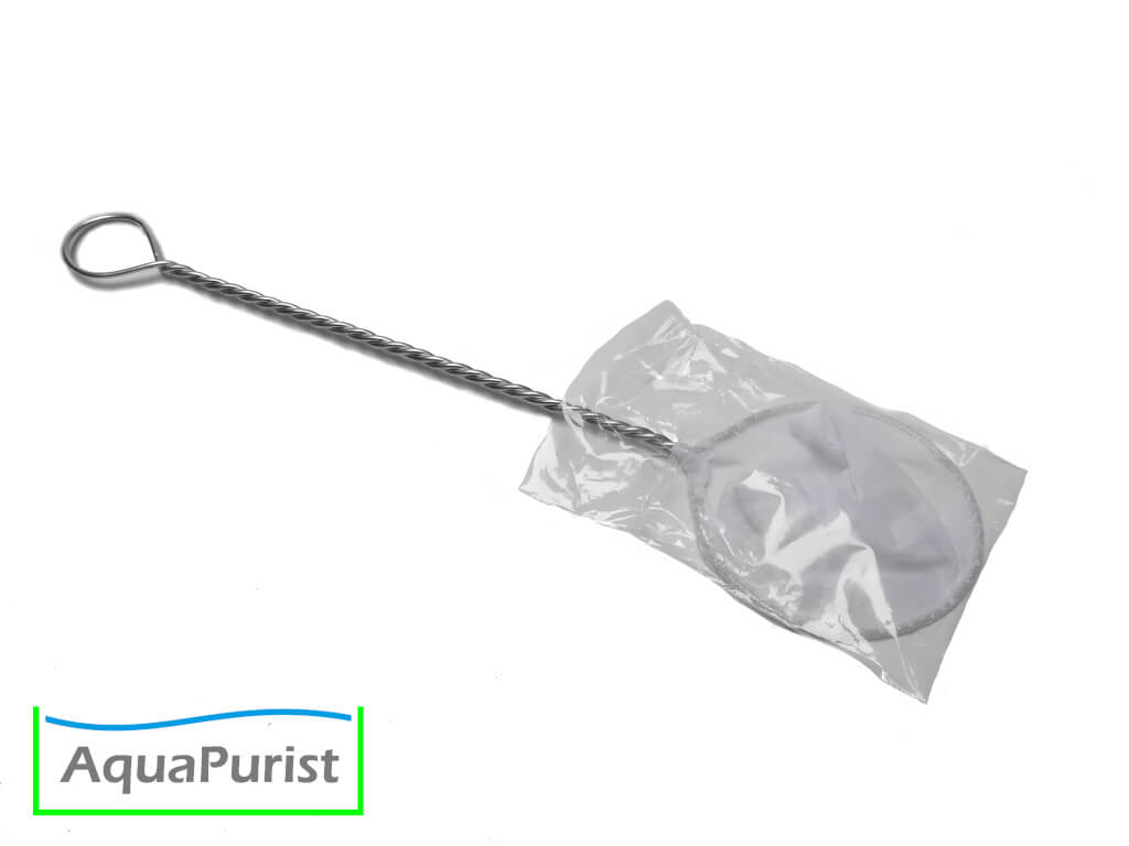 Runder Kescher in transparenter Verpackung