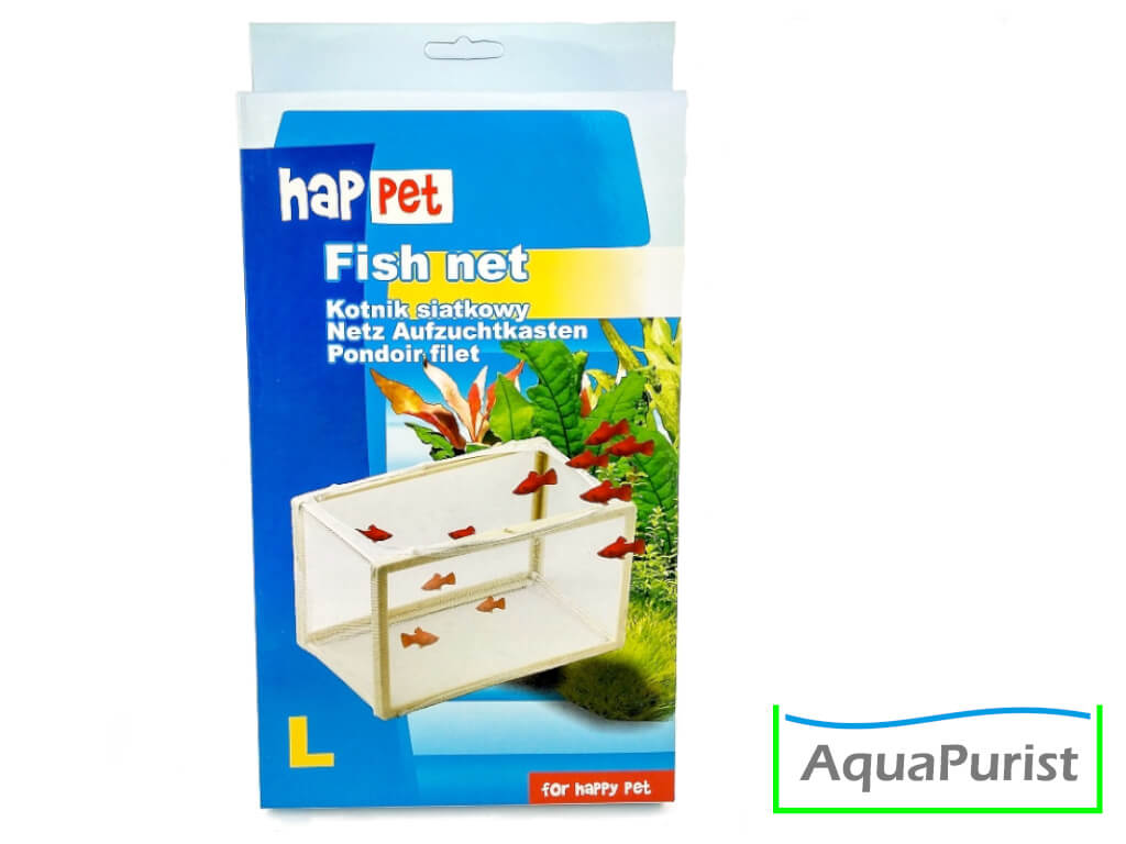 Verpackung eines Netz-Ablaichkastens für Aquarien