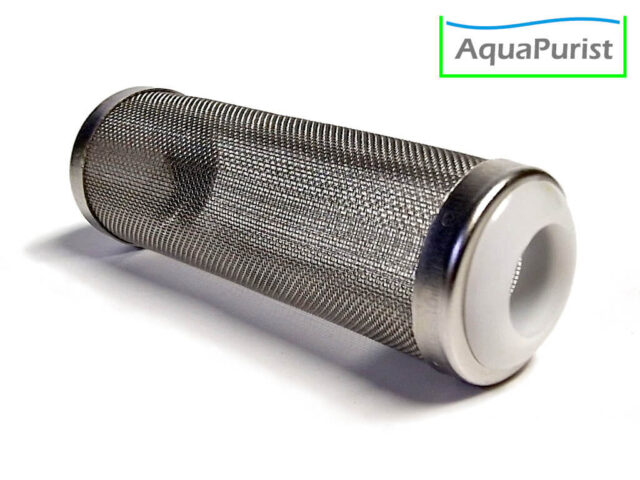 Zylindrischer Filter-Ansaugschutz aus feinem Metallgitter