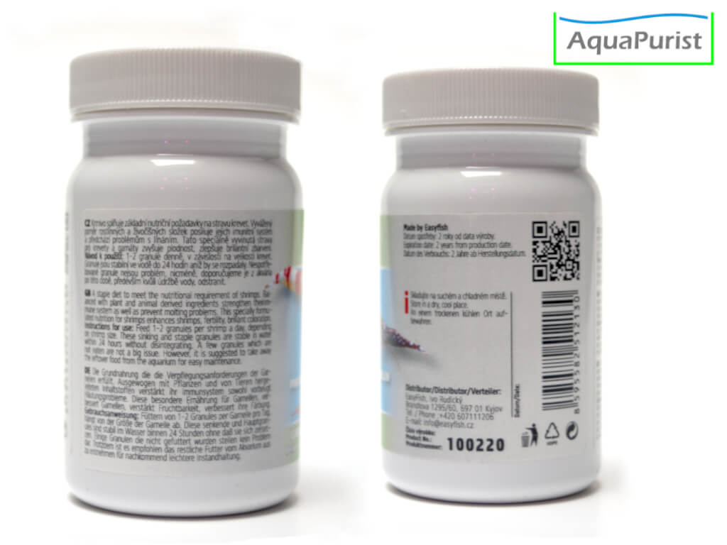 Shrimp Vitality Garnelenfutter Granulat