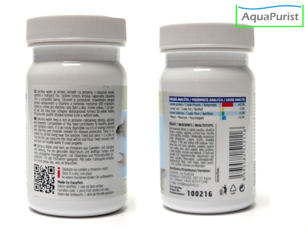 Spirulina Wafer Futter Tabletten