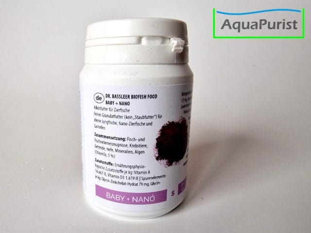 Dr. Bassleer Biofish-Food Baby + Nano Fischfutter 60g