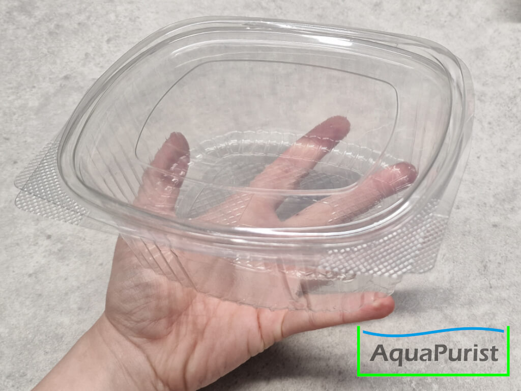 Plastik Box rPET für zB Lebendfutter Zucht
