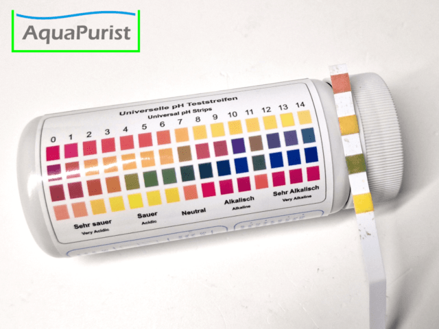 Wasserteststreifen ph-Wert 4 Indikatoren